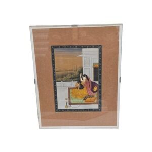 OLD INDIAN MINIATURE PAINTING PAHARI STYLE